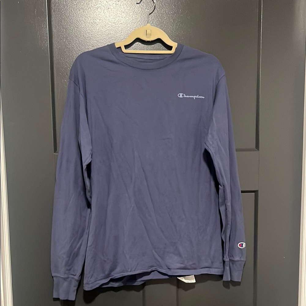 Mens Champion Long Sleeve Tee
